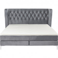 Boxspring Bed Benito Moon Grey 160x200cm